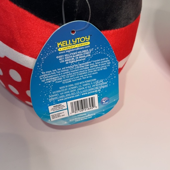 🎄NWT SQUISHMALLOW DISNEY ORIGINAL 8” MINNIE MOUSE CHRISTMAS PLUSH TOY - Picture 11 of 12
